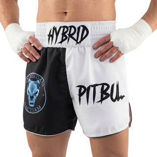 Haringey MTS Luke Black & White Muay Thai Shorts