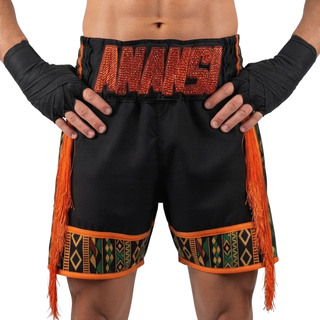  Black & Orange Custom Boxing Shorts & Trunks