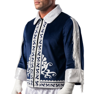 Javid Navy Blue & White