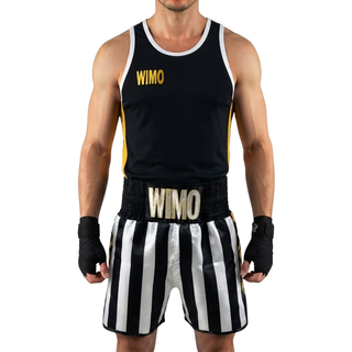 William Black & Dark Gold & White