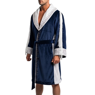 KSI style Robe joshua Navy & White Robes