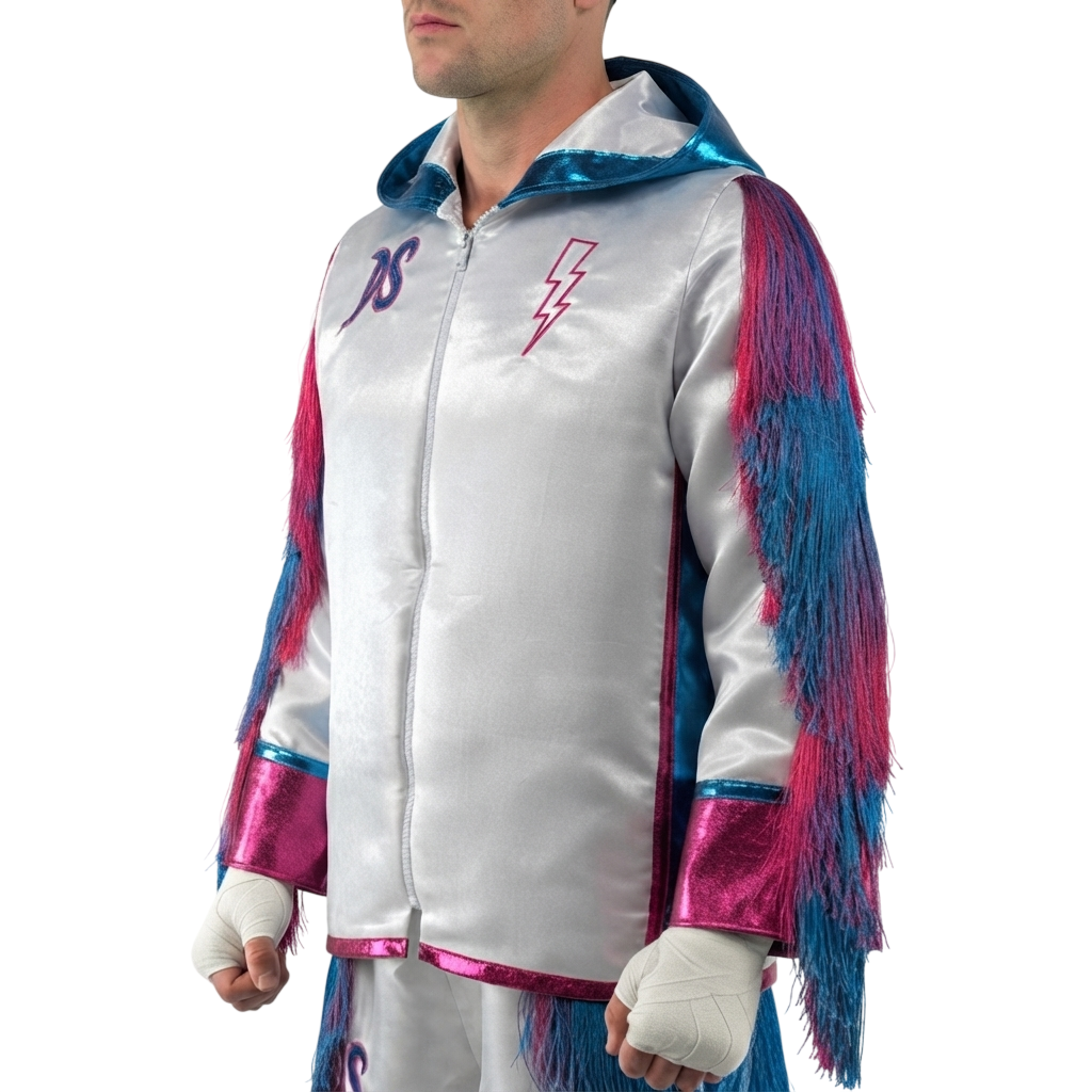 Side Stripes JKT Jennie White & Blue & Pink Jackets