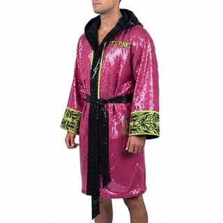 Royal Robe Nathan Pink & Black & Neon Green Robes