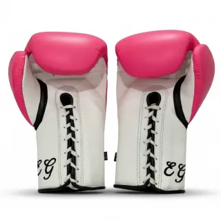 Impact Pro Classic Pink & White & Black Tirosh F Boxing Gloves