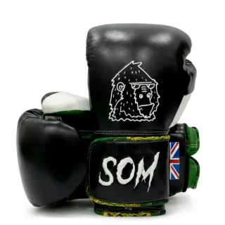 Black & Green & White & Green marble Morgan B