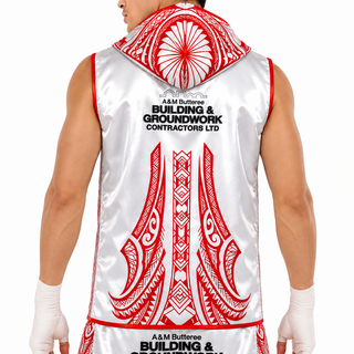 White & Red Tribal Alfie