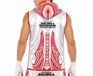 White & Red Tribal Alfie