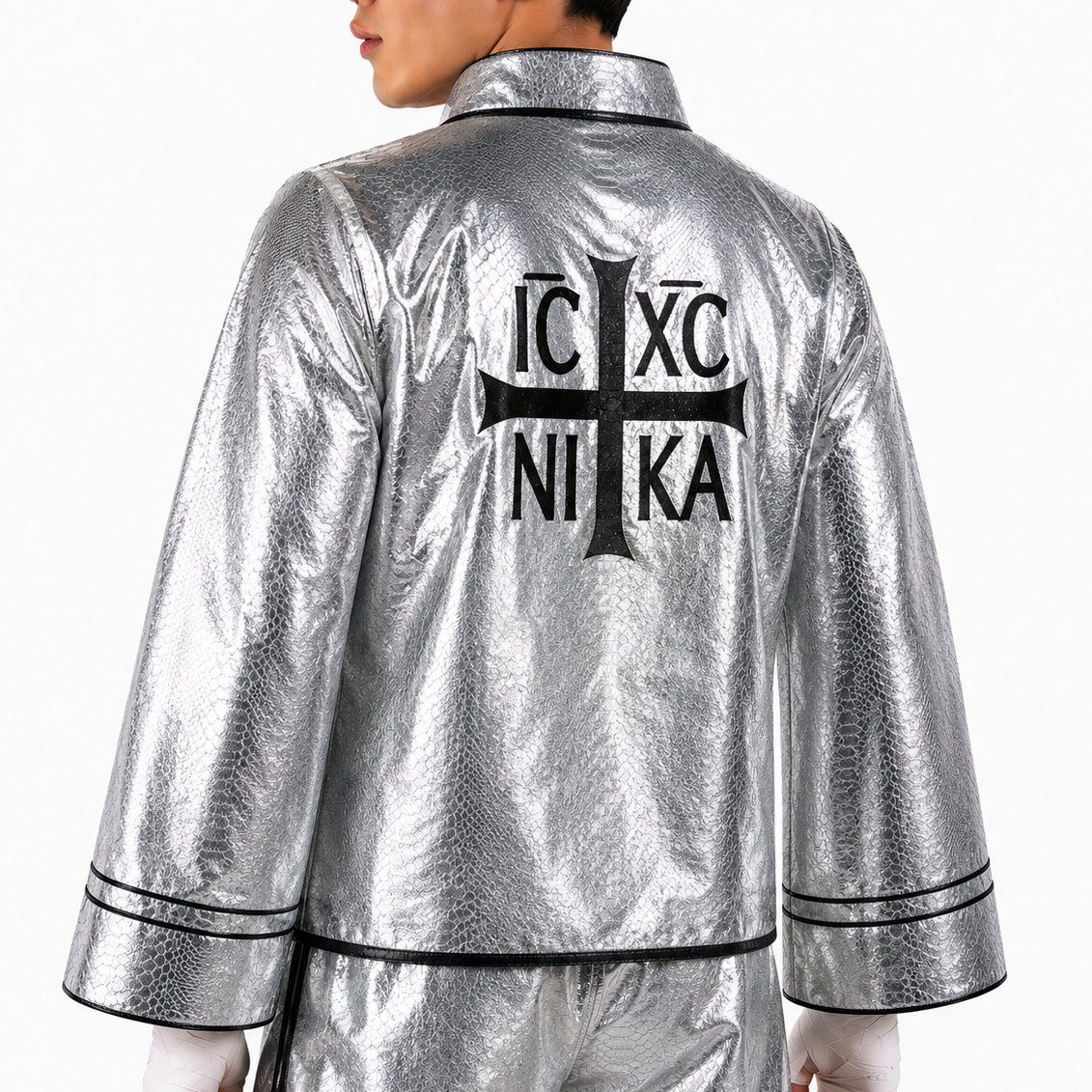 SOLDIER JKT Silver High Shine Fedor Jackets