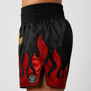 Fire MTS Black & Red Jankiel Muay Thai Shorts