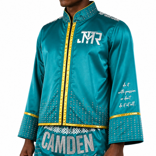 Aqua & Gold & Crystals Camden