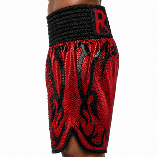 Blaze bx Red & Black Melody Custom Boxing Shorts & Trunks