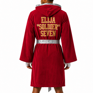 Easy Robe Maroon & Grey Elija Robes