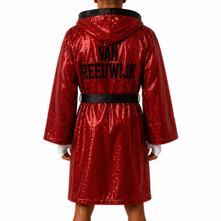 Easy Robe Red Sequins Evi Robes