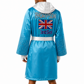 Easy Robe Light Blue & White Andrea Robes
