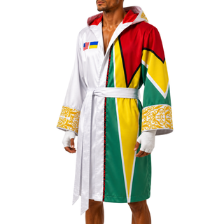 Royal Robe White & Yellow & Red & Green Elton Robes