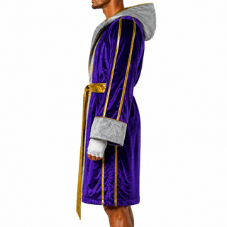 Cognac Robe Purple & Silver & King Gold Roman Robes