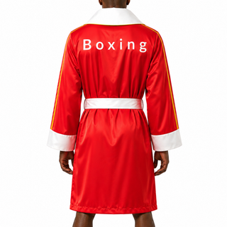 Cognac Robe Red & White & Gold Catha Robes