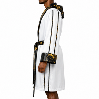 Cognac Robe White & Black-gold Felix Robes