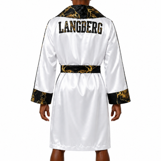Cognac Robe White & Black-gold Felix Robes