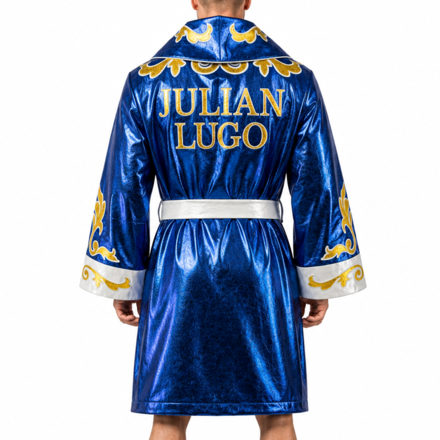 Regal Robe Blue & White & King Gold James Robes
