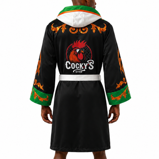 Regal Robe Black & Orange Matthew Robes