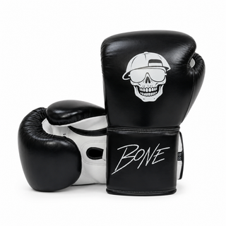 Impact Pro Classic Black & White Landen T Boxing Gloves