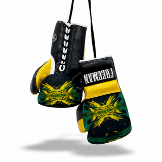 Impact Pro Custom Green marble & Gold & Black Antonia F Boxing Gloves
