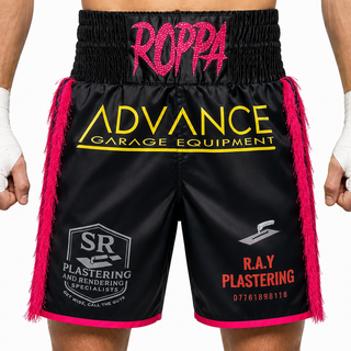 Thor BX Black & Pink Danielle Custom Boxing Shorts & Trunks
