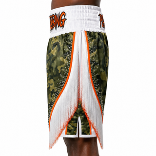 Dream BX Camo & Black Custom Boxing Shorts & Trunks