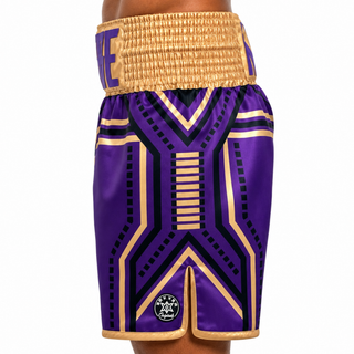ROBOT BX  Purple Alfred  Custom Boxing Shorts & Trunks