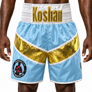 Light blue & Gold Koshan