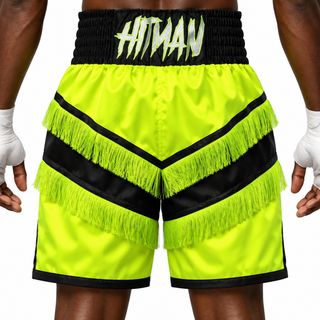Jazzy BX Neon & Black Heidi Custom Boxing Shorts & Trunks