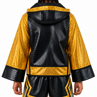ATTACK JKT Black Snake & Gold sequins Effie Jackets