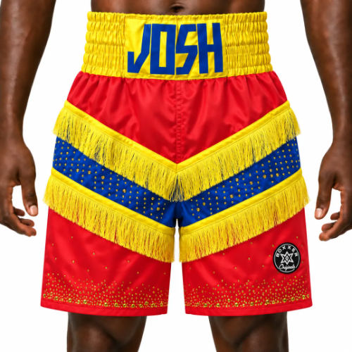 Boxxerworld Jazzy BX design custom boxing shorts and trunks