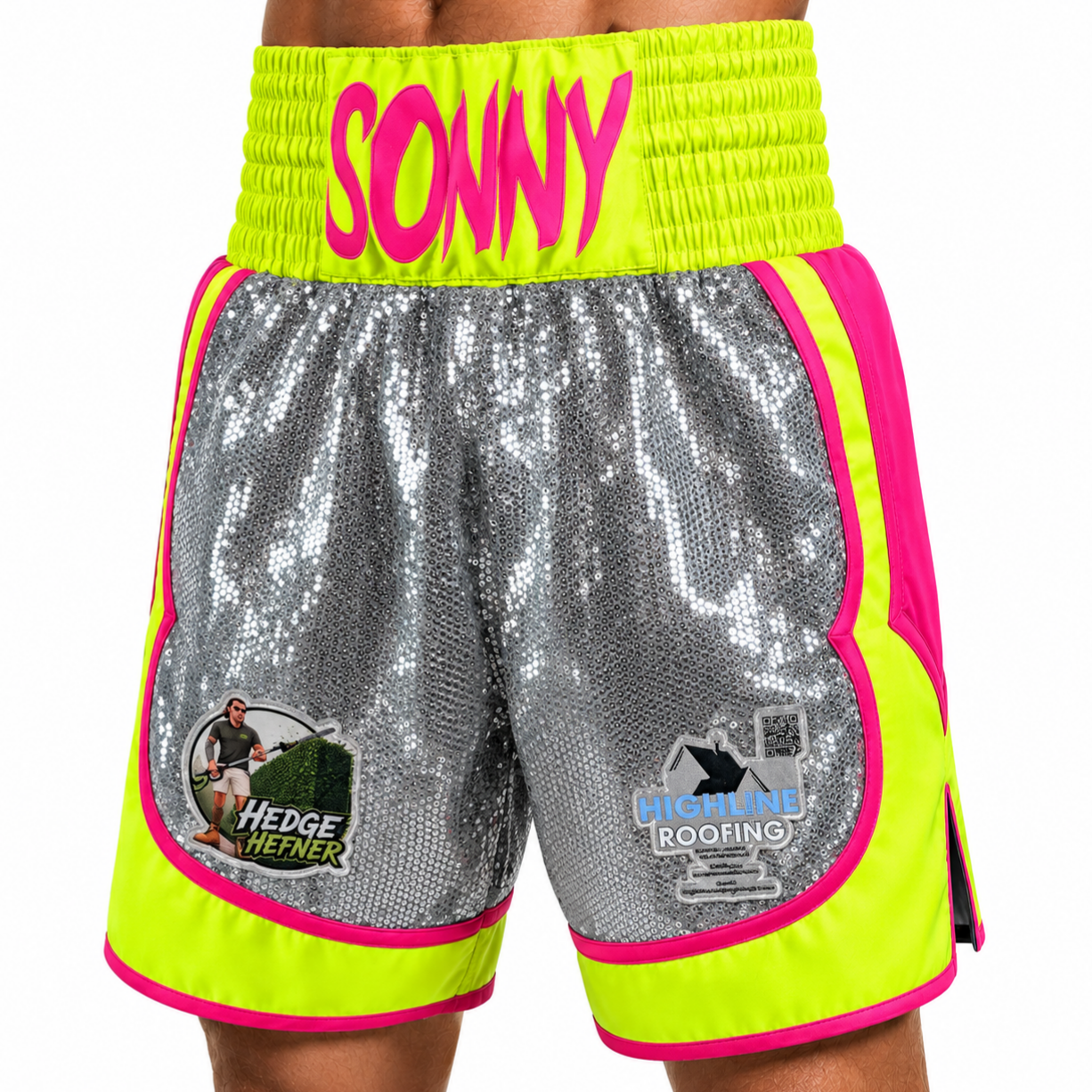 Silver & Pink Neon Green Sonni