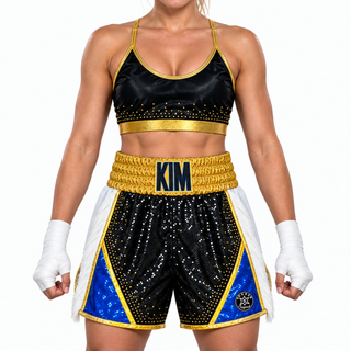 Black & Gold with Crystals Female Kim [211238]