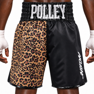 Haringey BX Leopard & Black Dakota Custom Boxing Shorts & Trunks