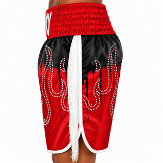 Shine bright BX Red GEORGIA Custom Boxing Shorts & Trunks