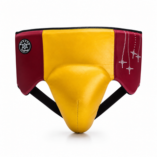 Groin Guard (Tyson) Maroon & Gold Lyntai E Groin Guard