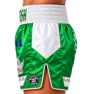 Hammerman MTS Green & White Shaun Muay Thai Shorts