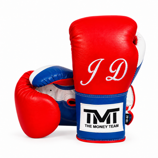 Impact Pro Classic Red & Blue & White Johnny D Boxing Gloves