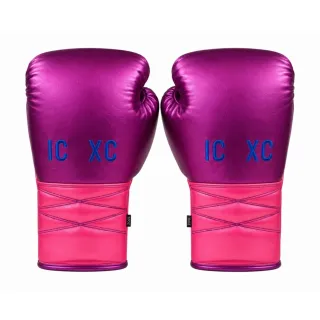 Purple, Pink, and Black Andronicos D Boxing Gloves