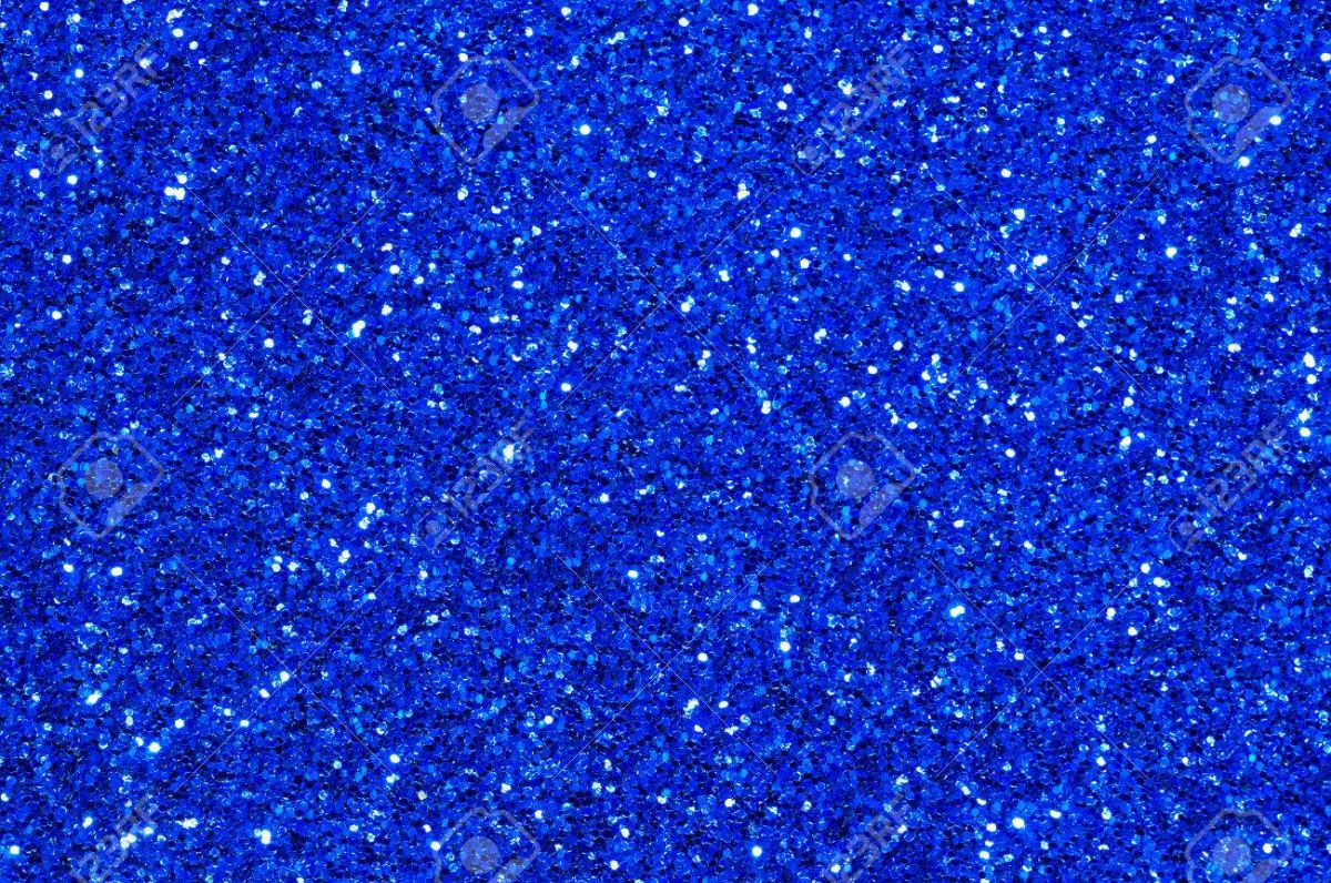 Blue glitter