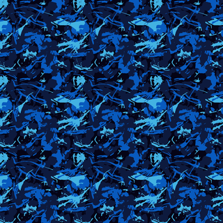 Blue camo BF