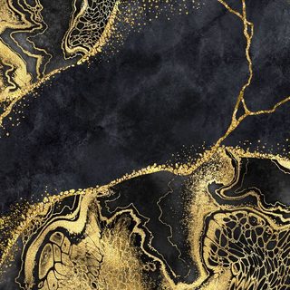 Black Gold Marble