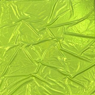 Neon green foil dot