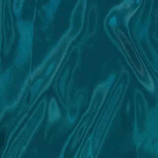 Peacock Blue Shimmer Light Satin