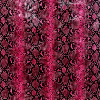 Pink Constrast (soft) Snake Shiny Leatherette