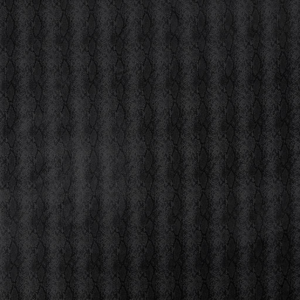 Black Constrast (soft) Snake Shiny Leatherette