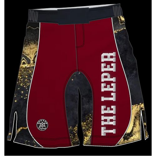 Carbon MMA Shorts – multi-panel custom MMA shorts with stretch gusset and flex-fit waistband for freedom, strength and style.